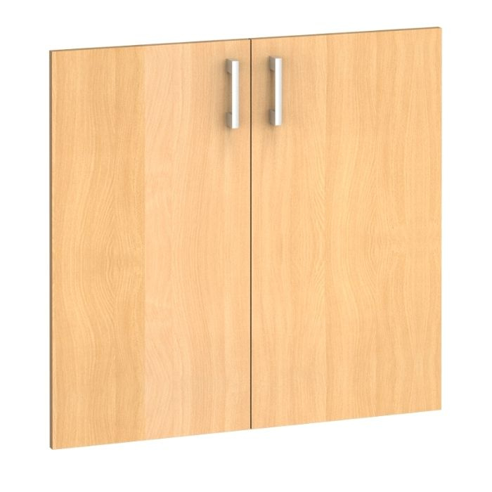 Tür für Regale PRIMO KOMBI, Höhe 734 mm, für 1 Böde, Buche
