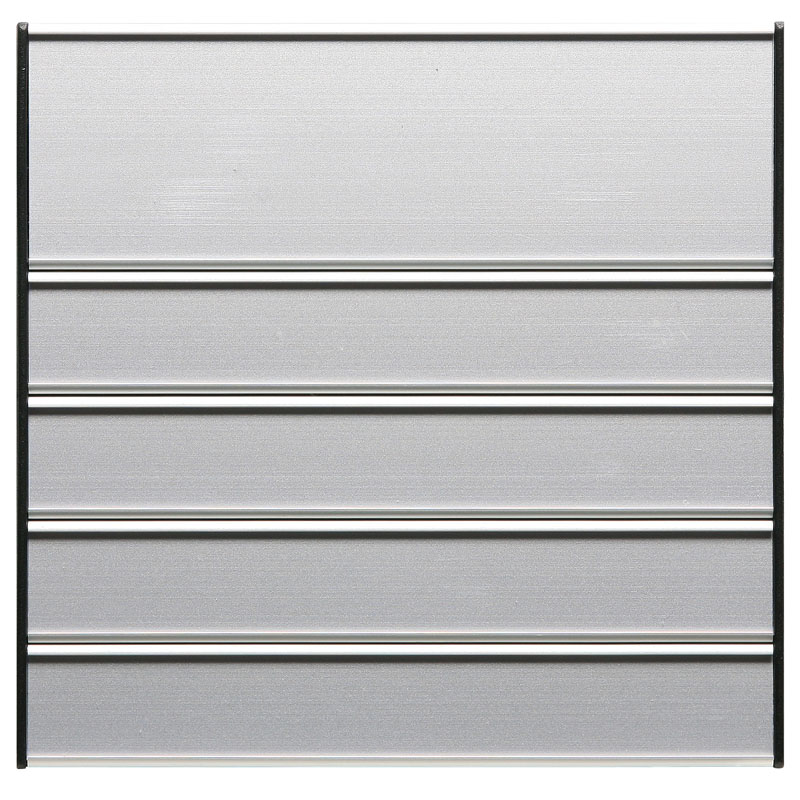 Türschild für Namensschilder aus Papier, 187 x 187 mm, 1+4 Zeilen