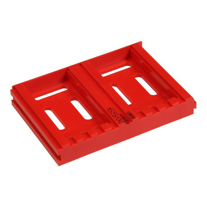 Uchwyt 102 x 72 x 15 mm, czerwony