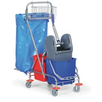 Úklidový vozík, 40 x 95 x 105 cm