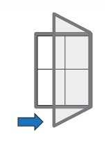 Venkovní vitrína magnetická, jednokřídlá, 550 x 700 mm