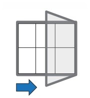 Venkovní vitrína magnetická, jednokřídlá, 750 x 700 mm