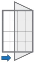 Vonkajšia vitrína magnetická, jednokrídlová, 950 x 1300 mm