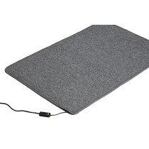 Vykurovací koberec, 60 x 40 cm, sivý