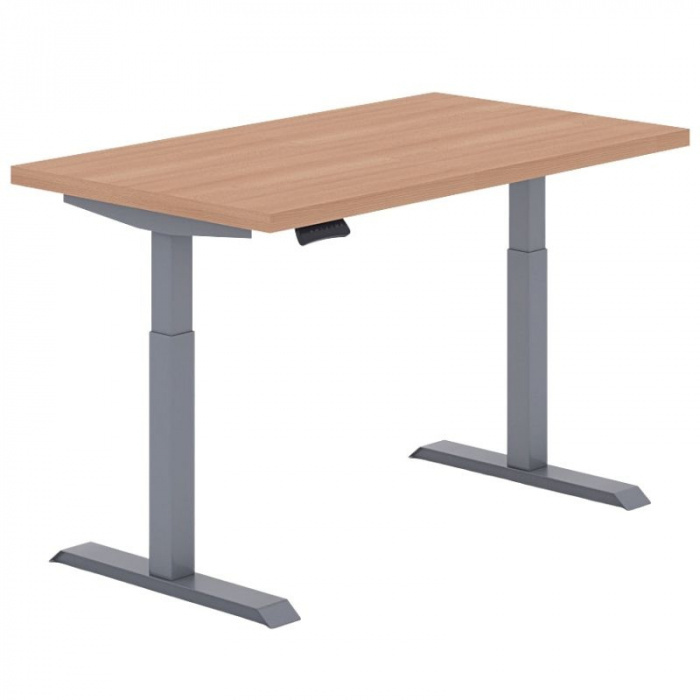 Výškově nastavitelný pracovní stůl do dílny, 1 motor, 1500 x 800 x 750 - 1250 mm