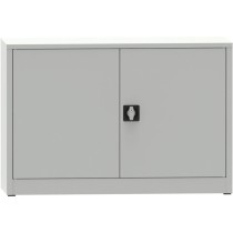 Warsztatowa szafa półkowa na narzędzia KOVONA JUMBO, 1 półka, spawana, 800 x 1200 x 500 mm, szara