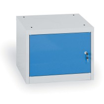 Werkstattcontainer BL 1000, 450 mm grau/blau
