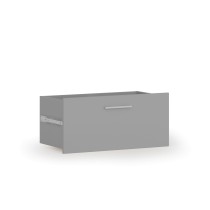Zásuvka ku skrini PRIMO na závesné zložky, sivá