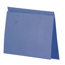 Závěsné desky s rychlovazačem A4, modré, 50 ks
