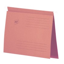 Závěsné desky s rychlovazačem A4, růžové, 50 ks