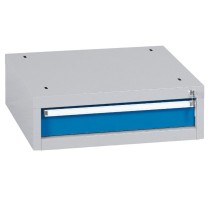 Závesný dielenský box na náradie k pracovným stolom do dielne WL/BL, 1 zásuvka, 565 x 580 x 180 mm