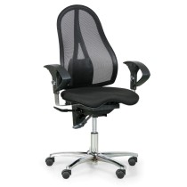 Zdravotná balančná kancelárska stolička EXETER NET