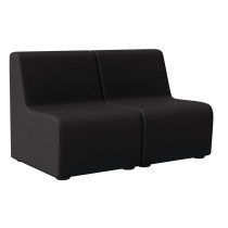 Zweisitzer-Sessel RUBICO, Schwarz