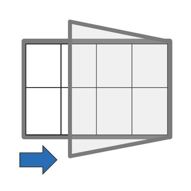 Magnet-Außenvitrine, einflügelig, 950 x 700 mm