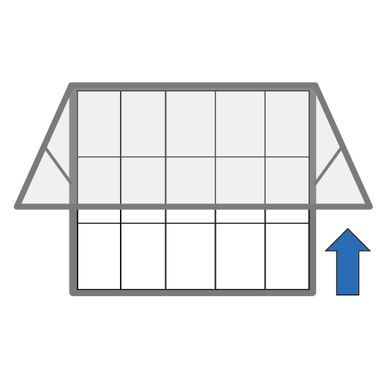 Magnetische Außenvitrine mit Klappfenster, 1150 x 1000 mm