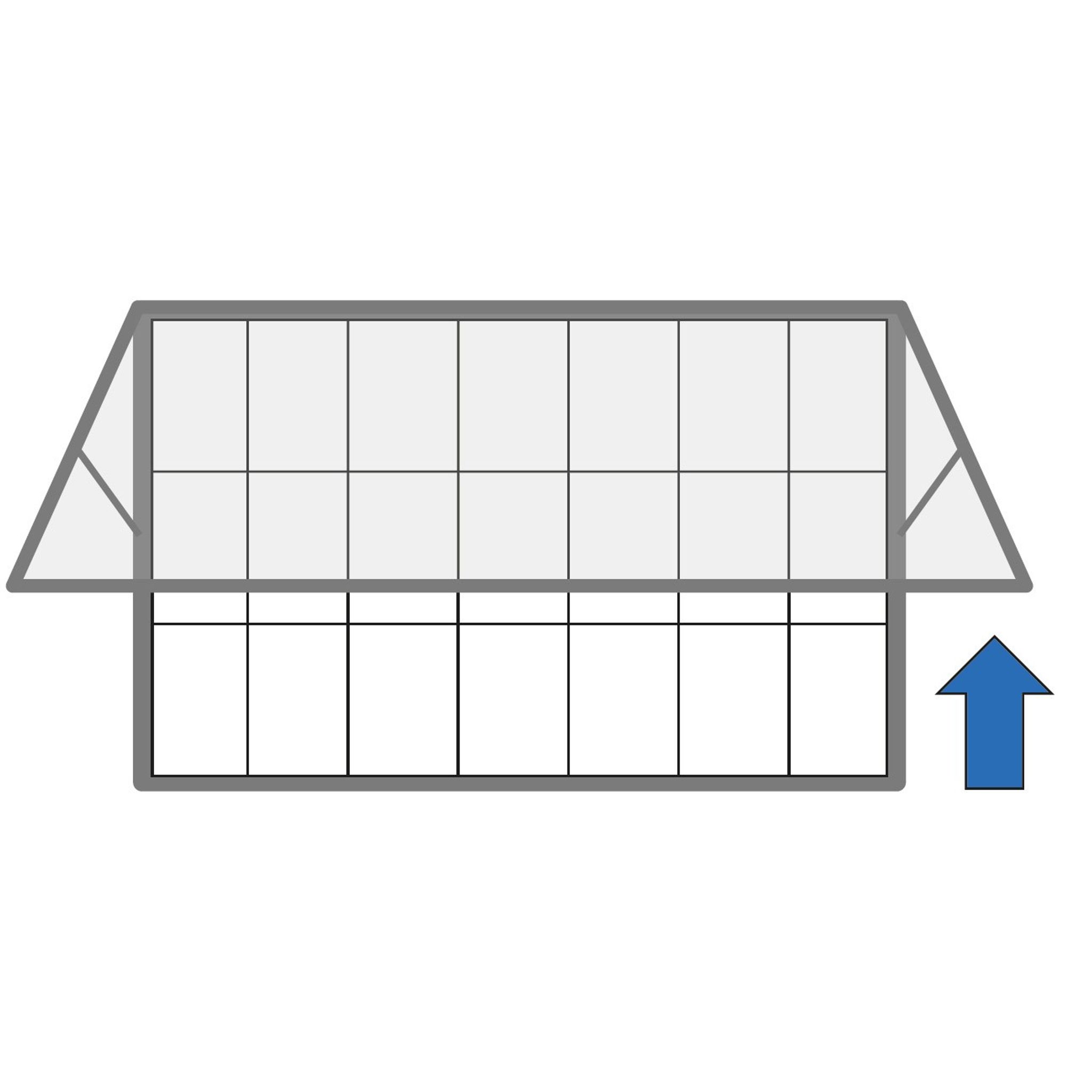 Magnetische Außenvitrine mit Klappfenster, 1600 x 1000 mm