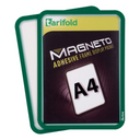 Magnetische Tasche A4, 2 Stk., grün