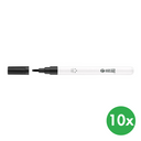 Marker kolorowy MemoBe, 10 szt., czarny