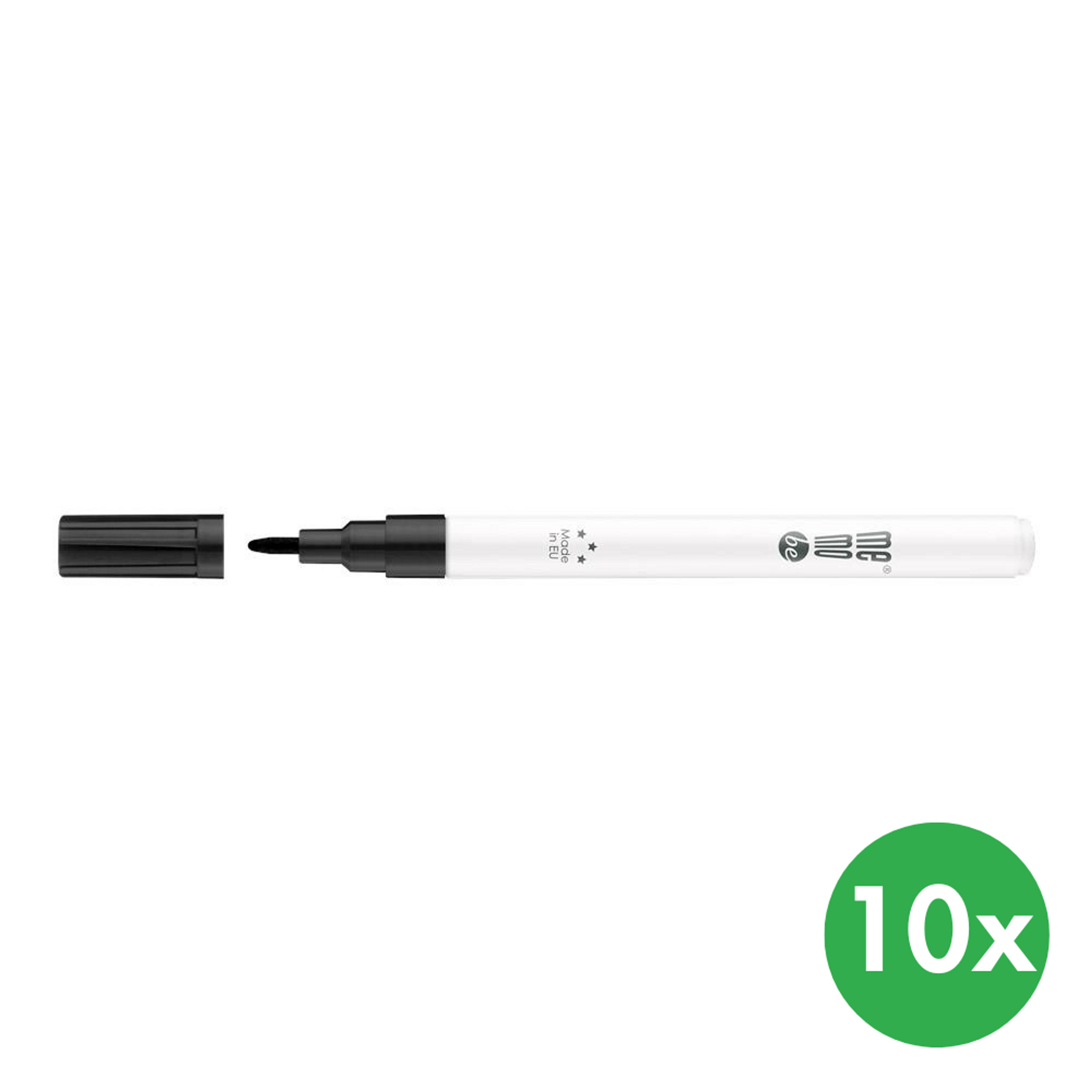 Marker kolorowy MemoBe, 10 szt., czarny