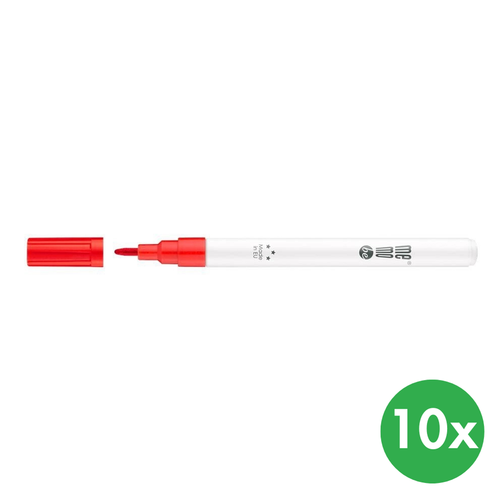 Marker kolorowy MemoBe, 10 szt., czerwony