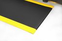 Mata antyzmęczeniowa z diamentowym wzorem, PCV, 90 x 150 cm, czarno-żółta