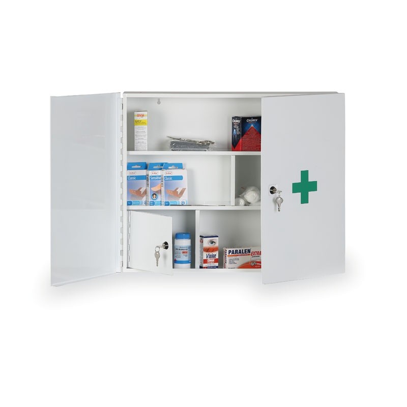 Medizinschrank an der wand aus Metall für die Wand, 60 x 50 x 125 cm