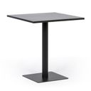 Metall-Bistrotisch NERO, 70x70 cm, für den Außenbereich, Graphit