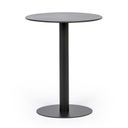 Metall-Bistrotisch RONDA, Durchmesser 60 cm, für den Außenbereich, Graphit