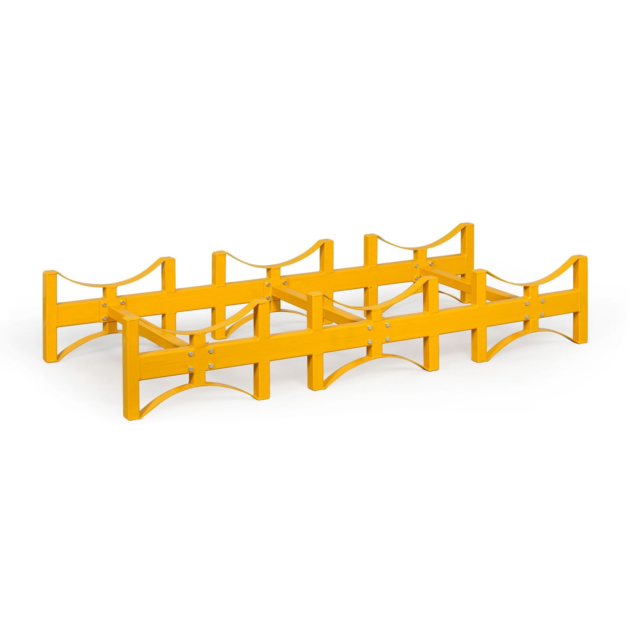 Metall-Fassregal, 3x 208 l