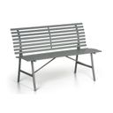 Metallgartenbank SPRING, grau