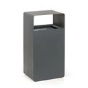 Metallmülleimer, 95 l, grau