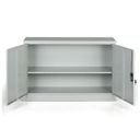 Metallschrank, Aktenschrank, zerlegt, 1 Regalboden, 1200 x 800 x 400 mm, grau