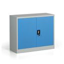 Metallschrank, Aktenschrank, zerlegt, 1 Regalboden, 950 x 800 x 400 mm, blau