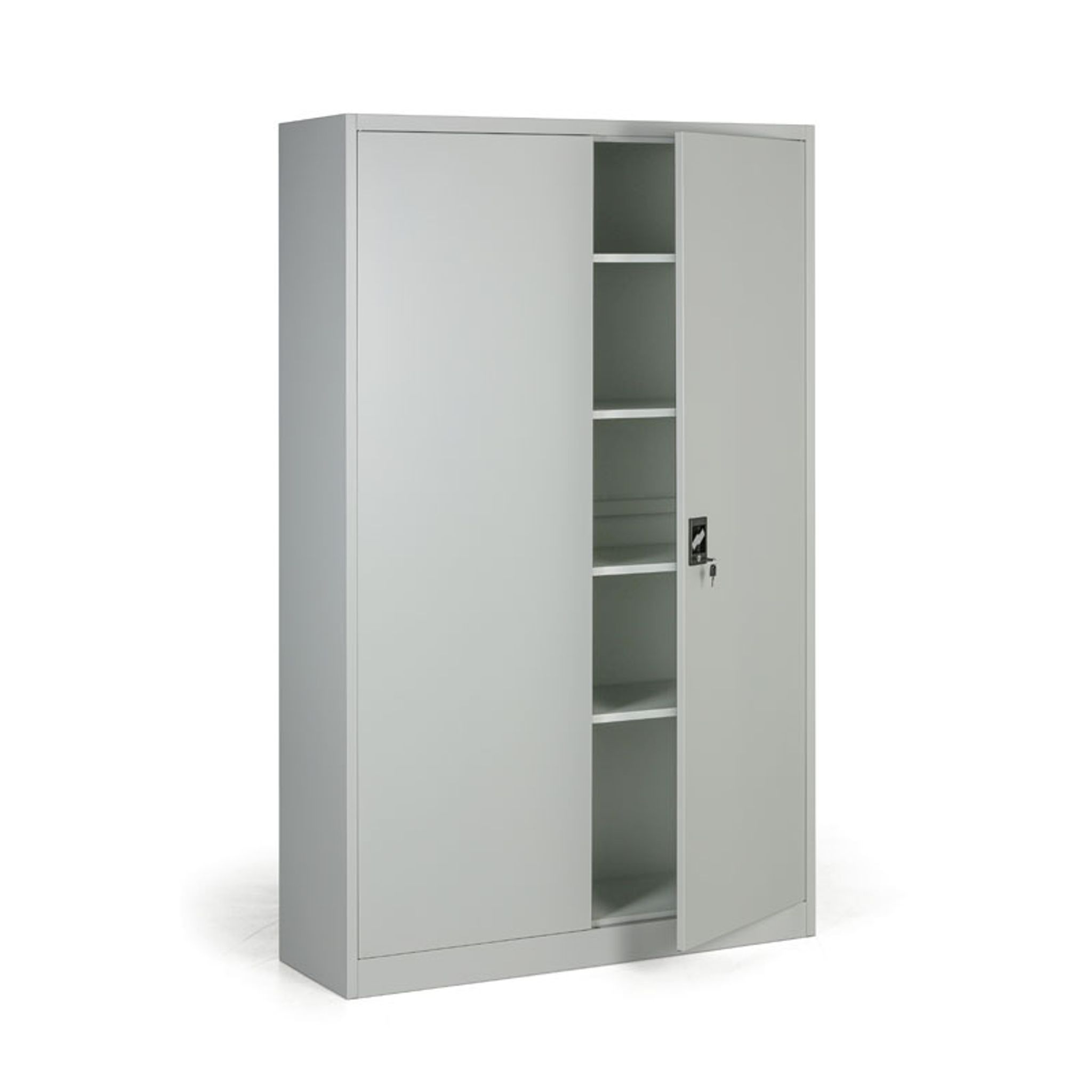 Metallschrank, Aktenschrank, zerlegt, 4 Regalböden, 1200 x 1950 x 400 mm