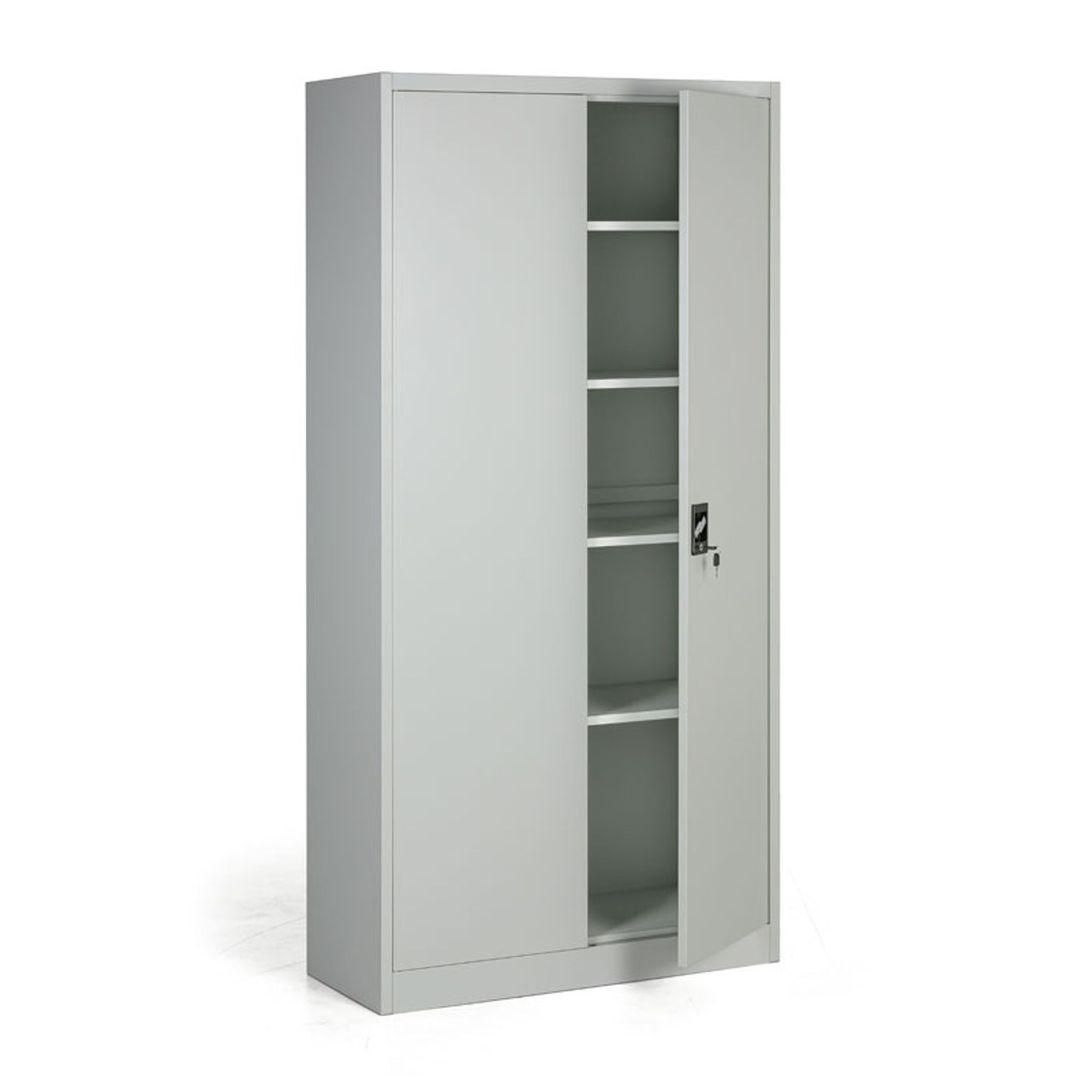 Metallschrank, Aktenschrank, zerlegt, 4 Regalböden, 950 x 1950 x 400 mm