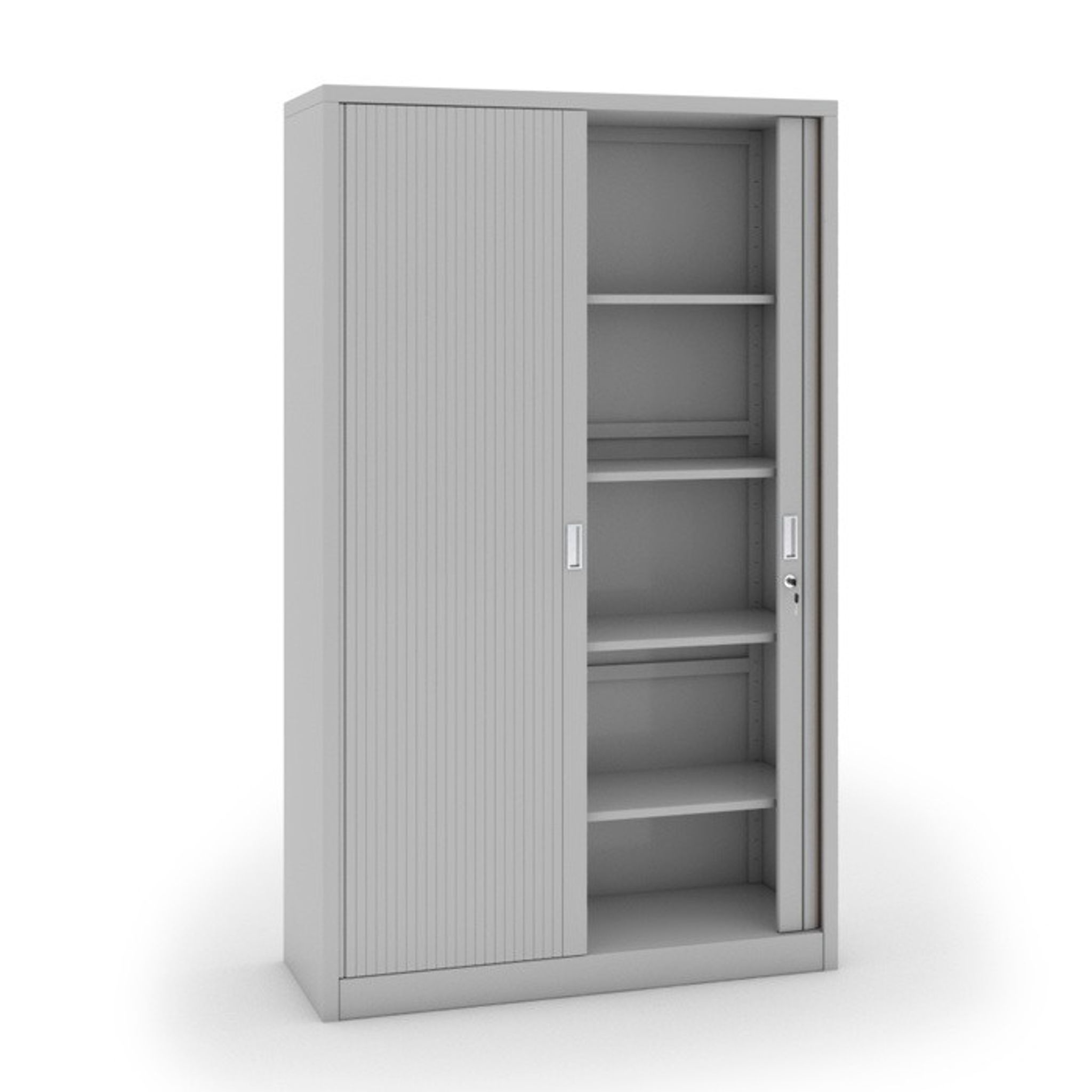 Metallschrank mit Jalousientür, 1990 x 1200 x 450 mm