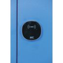 Metallspind S1, 2 Abteile, 1850 x 600 x 500 mm, RFID-Schloss, blaue Tür
