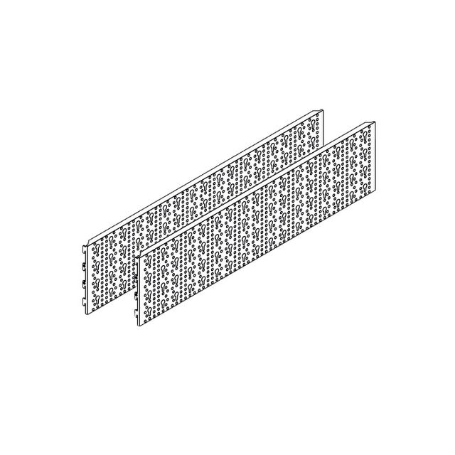 Metalowy panel perforowany ELEMENT SYSTEM, 2 szt.