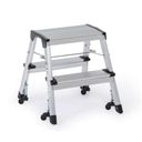 Mobile Treppen, Aluminium, 420 mm