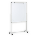 Mobiler Drehtisch, Flipchart, kombinierte Oberfläche, 1200 × 1000 mm