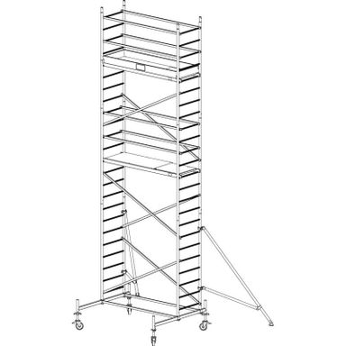 Mobiles Alu-Gerüst ProTec 7,3 m
