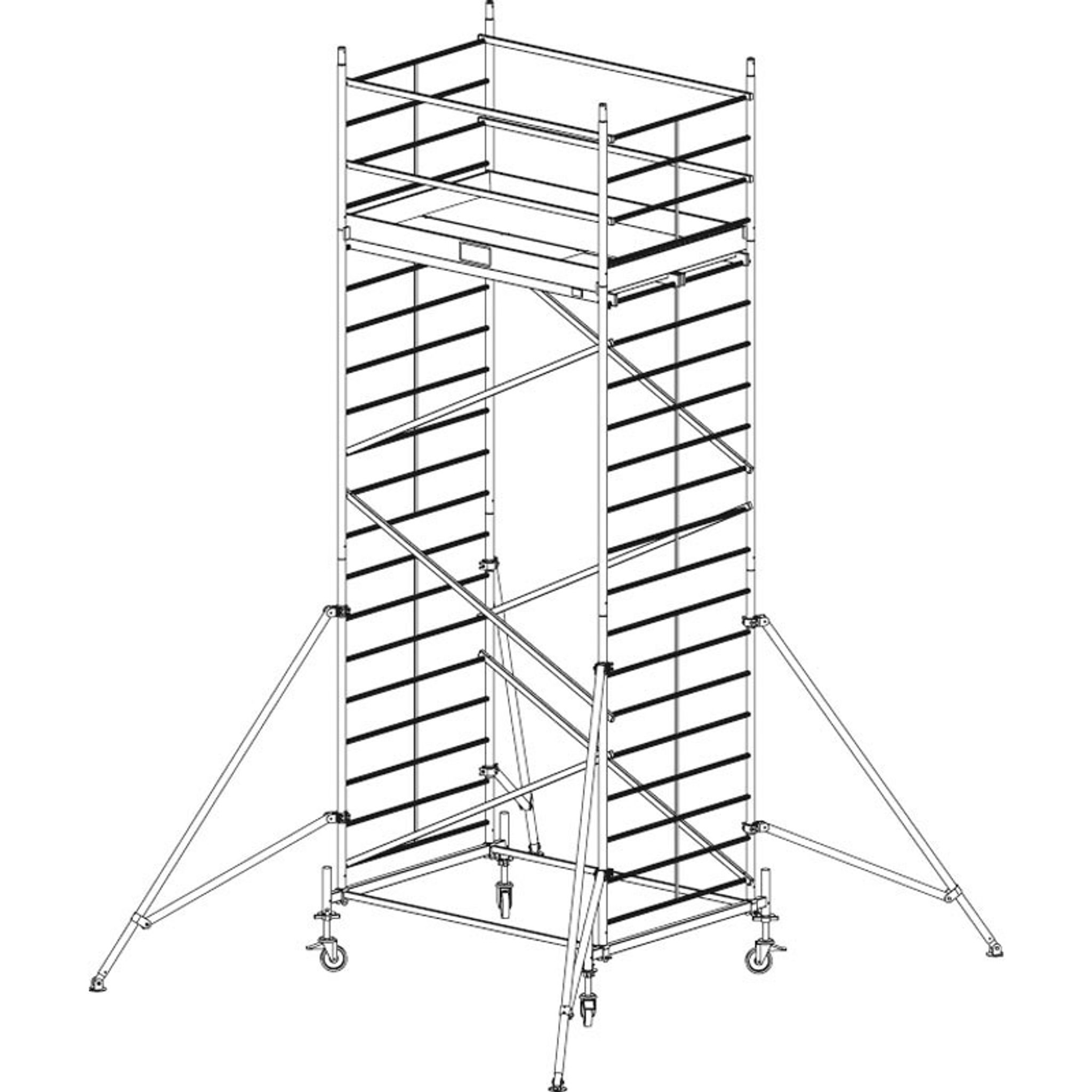 Mobiles Alu-Gerüst Protec XXL 6,3 m Mobiles Alu-Gerüst Protec XXL 6,3 m