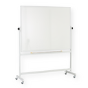 Mobilná otočná magnetická tabuľa, keramický povrch, 1200 x 1500 mm