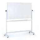 Mobilní otočná magnetická tabule, lakovaný povrch,  1500 x 900 mm