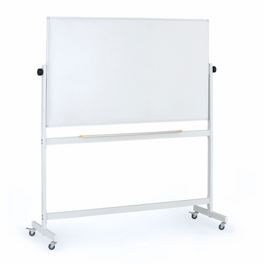 Mobilní otočná magnetická tabule, lakovaný povrch, 900 x 1500 mm