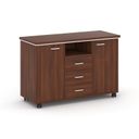 Mobilní skříňka na kolečkách ARRISTO LUX, ořech