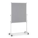 Mobilní tabule, flipchart, kombinovaný povrch, 1200 x 1000 mm