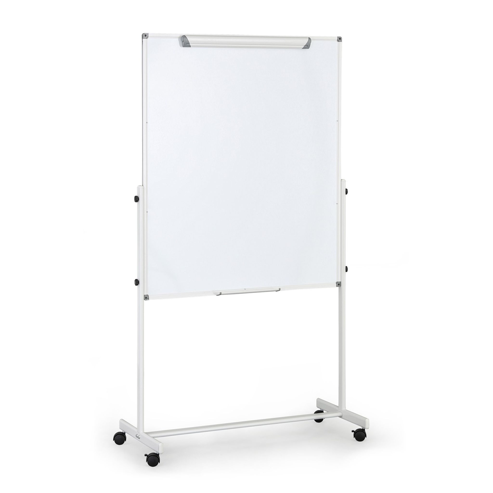 Mobilny flipchart, powierzchnia kombinowana, 1200 × 1000 mm