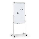 Mobilny flipchart, powierzchnia kombinowana, 1200 × 700 mm