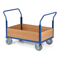 Modułowy wózek platformowy, 2 rączki, 1000x700 mm, 300 kg
